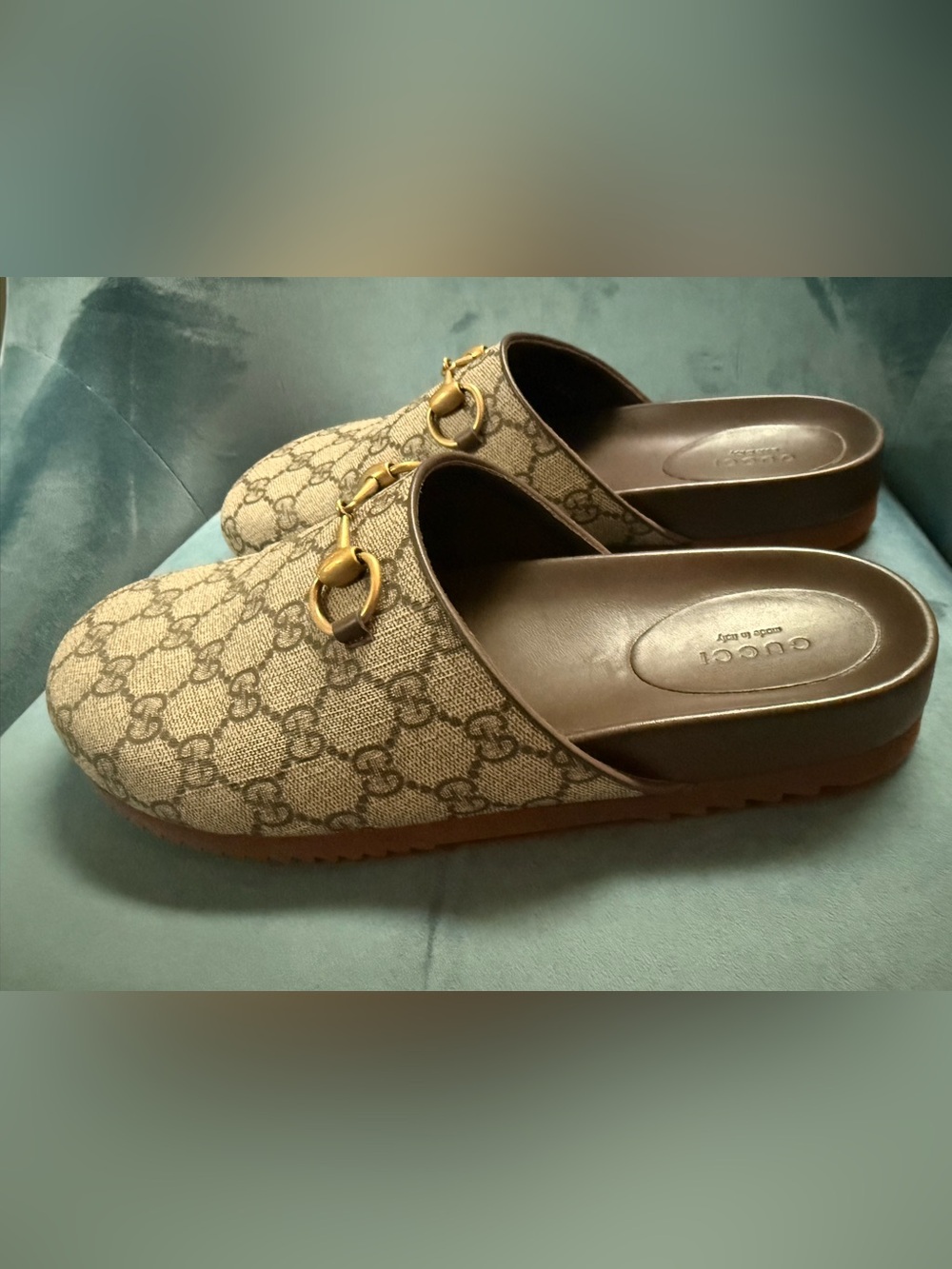 Gucci Sol GG Canvas Clog NWT - Picture 7 of 16